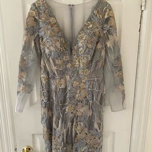 LARA long sleeve lace gown